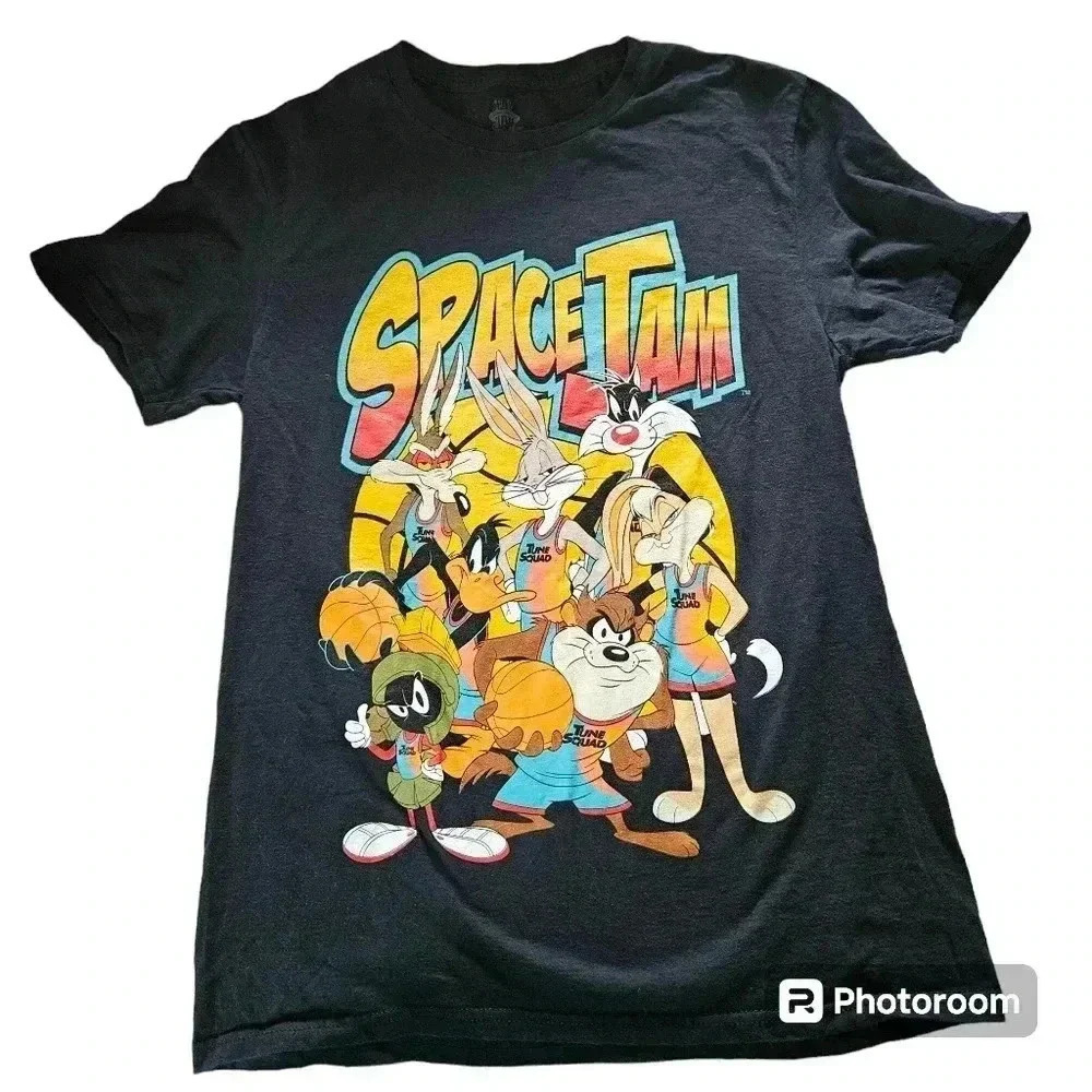 Space Jam A New Legacy Graphic T-Shirt, Black RN#71868 (size S)